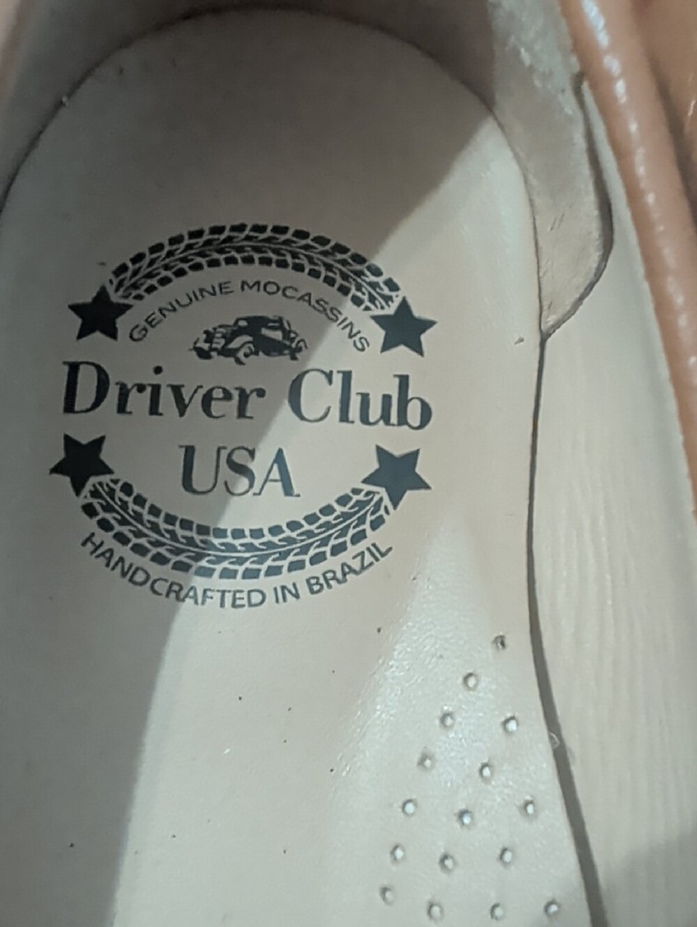 Driver Club USA Women's Tan Leather Penny Loafers - Picture 2 of 9